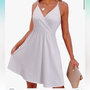 NWT White strappy dress size small